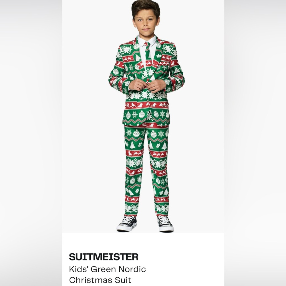 Suitmeister Kids Nordic Christmas Suit Size:Small (4-6)